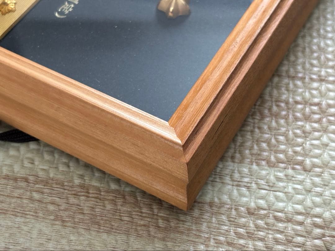 警察　階級章　記念盾　バッジ　額　レプリカ