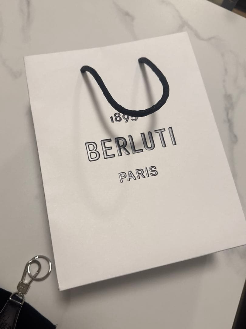 専用　ベルルッティフルスクリットレザー　シューホーン　キーホルダー