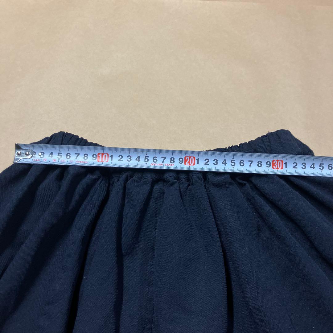 コムデギャルソン　ポリ　サルエルパンツ　ネイビー