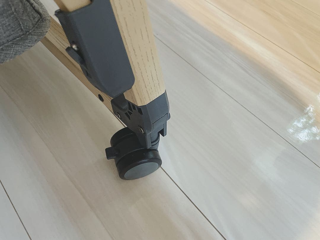 美品‼︎ 半年間使用 HZDMJ ベビーベッド　グレー ネントレ 遮光