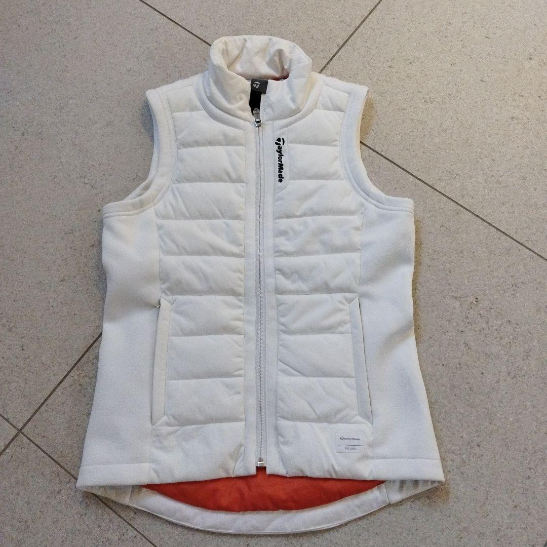 TaylorMade ホワイト キルティングベスト 美品　M