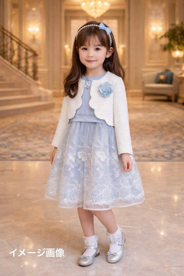 プリンセス風 120size シンデレラ 卒園 発表会 フォーマル女の子