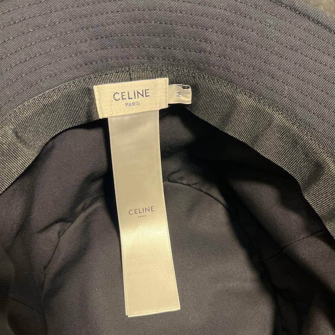 CELINE ブラック バケットハット M