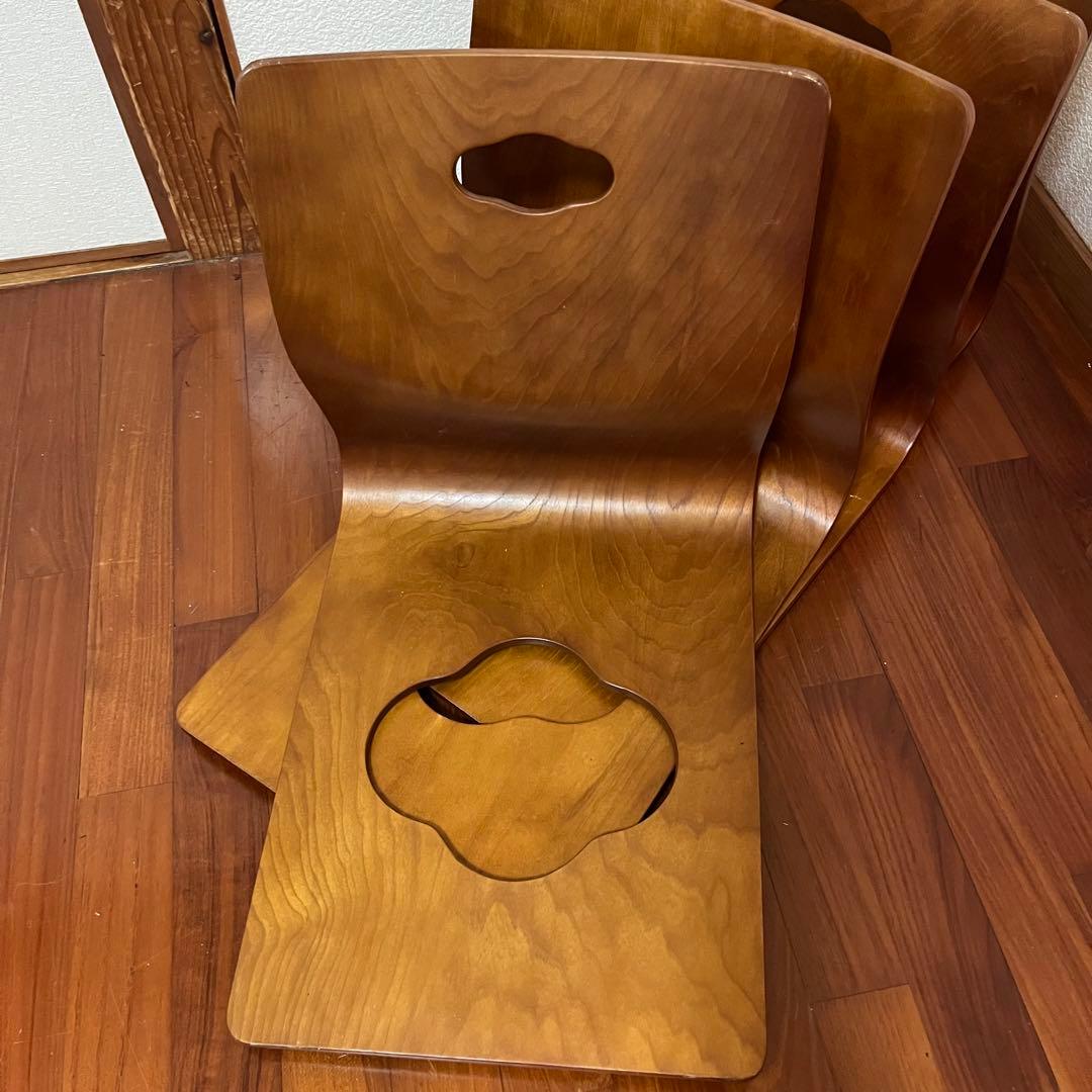 hikari 光製作所 和座椅子8台セット 和モダン 和風 木の温もり 曲げ木