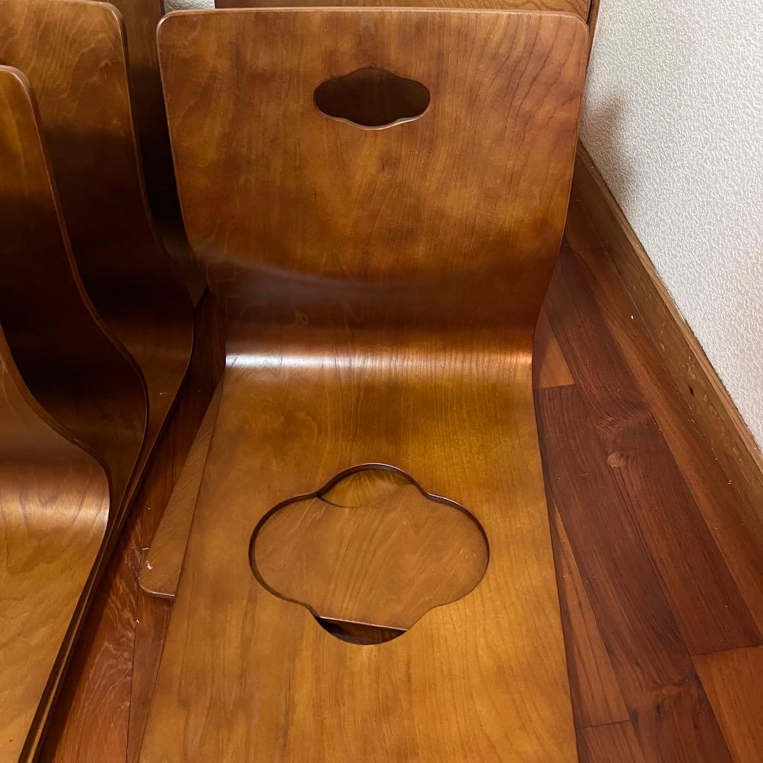 hikari 光製作所 和座椅子8台セット 和モダン 和風 木の温もり 曲げ木