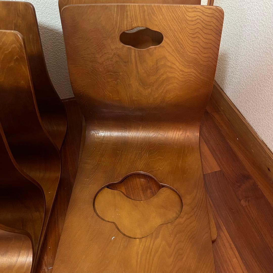 hikari 光製作所 和座椅子8台セット 和モダン 和風 木の温もり 曲げ木