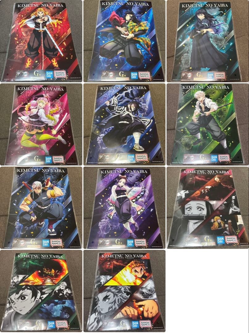 鬼滅の刃一番くじ Ｇ賞 ビジュアルポスター まとめ売り