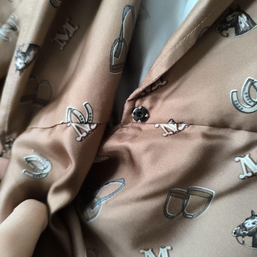 Max Mara シルク ロングシャツワンピース 38