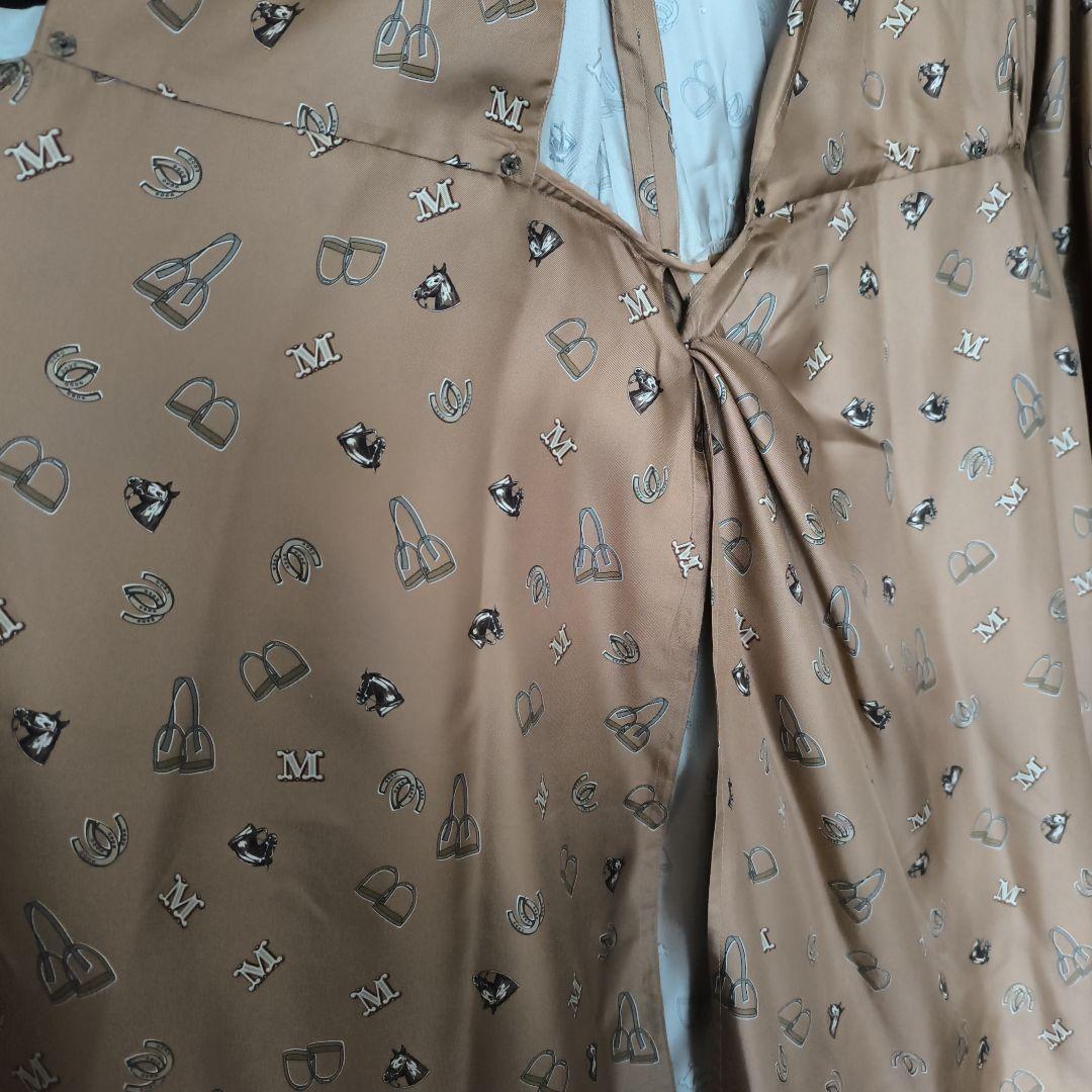 Max Mara シルク ロングシャツワンピース 38