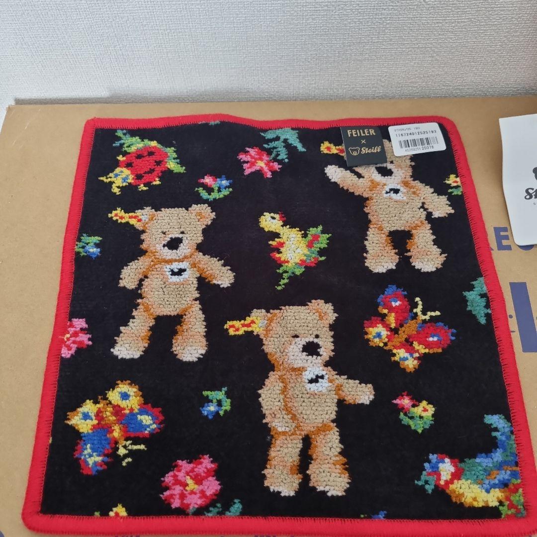 フェイラー シュタイフ ハンカチ＆ベア セット