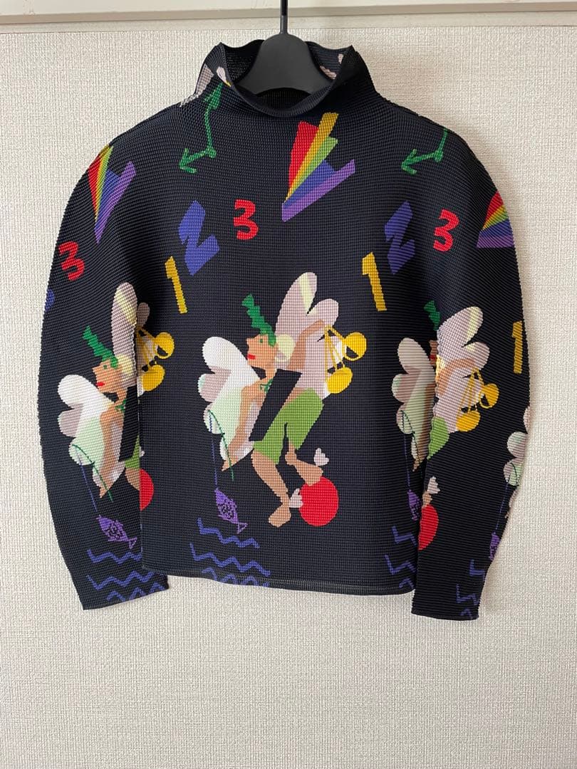 me ISSEY MIYAKE カラフル長袖トップス