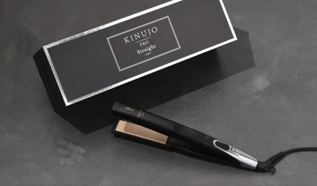 KINUJO Pro(絹女プロ)ストレートヘアアイロン　 KP001(ブラック)