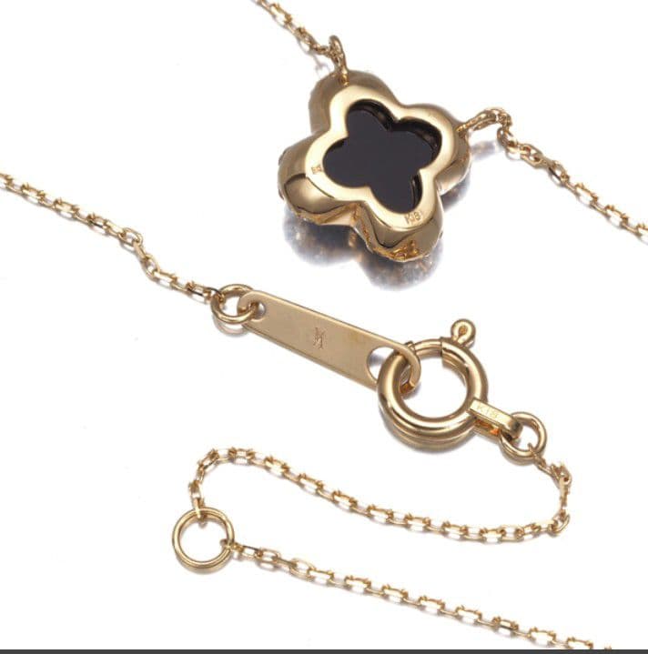 7*3様 ヴァンドーム青山 ブラックカルセドニーネックレス18金 K18 美品