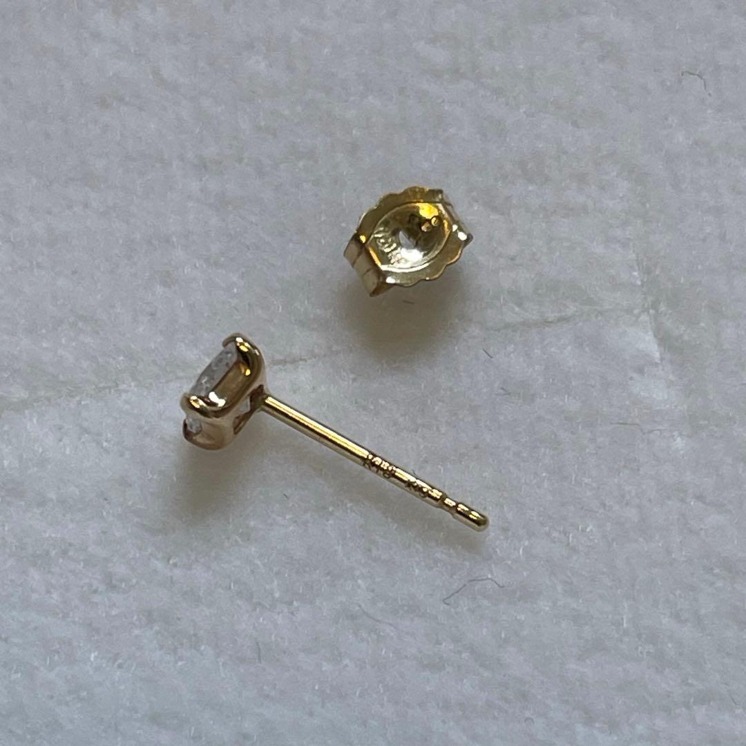 雨の日セール！美品【TAKE-UP】k18他ホワイトトパーズ★ピアス×3点セット