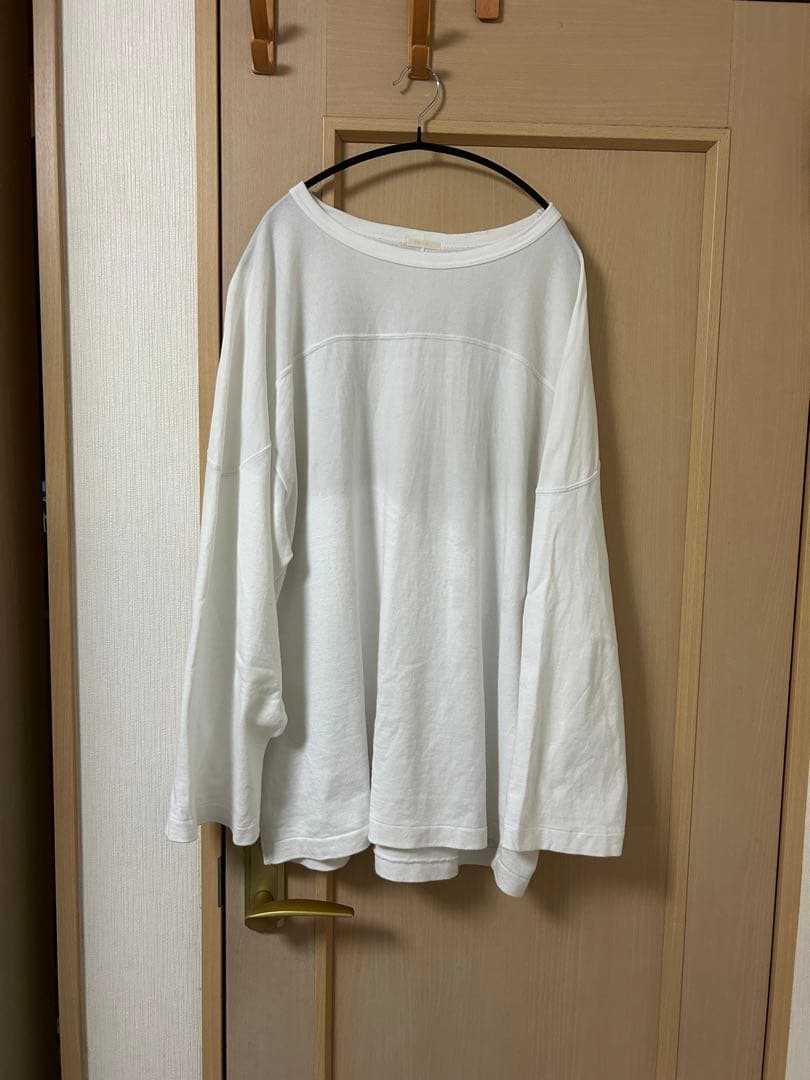 comoli 22ss フットボール　tシャツ　サイズ3