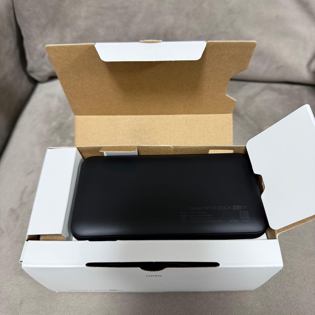 【新品未使用】Speed Wi-Fi DOCK 5G 01
