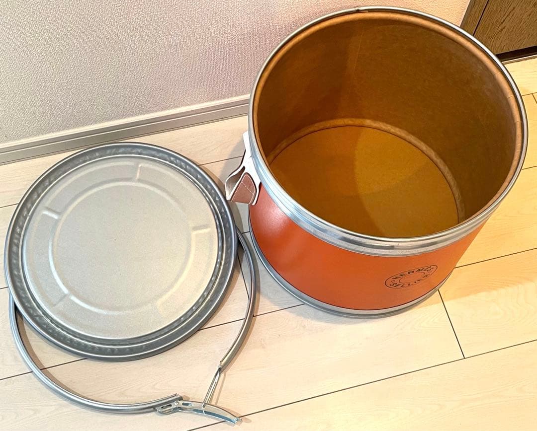 エルメス　サドルボックス　馬具缶　未使用品　HERMES