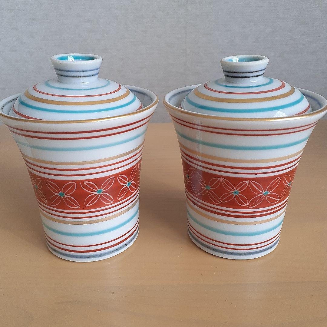 陶芸　吉田洋子　茶碗蒸しの器　 フリーグラス　デザート器　豆皿　一口椀