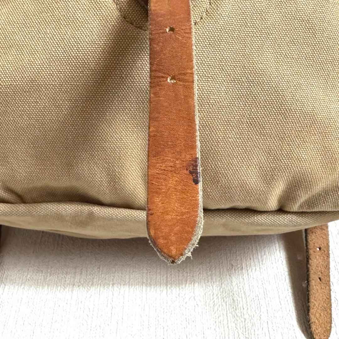 希少　ダブルアールエル　キャンバス地バックパック　ミリタリー山岳部隊サンプリング