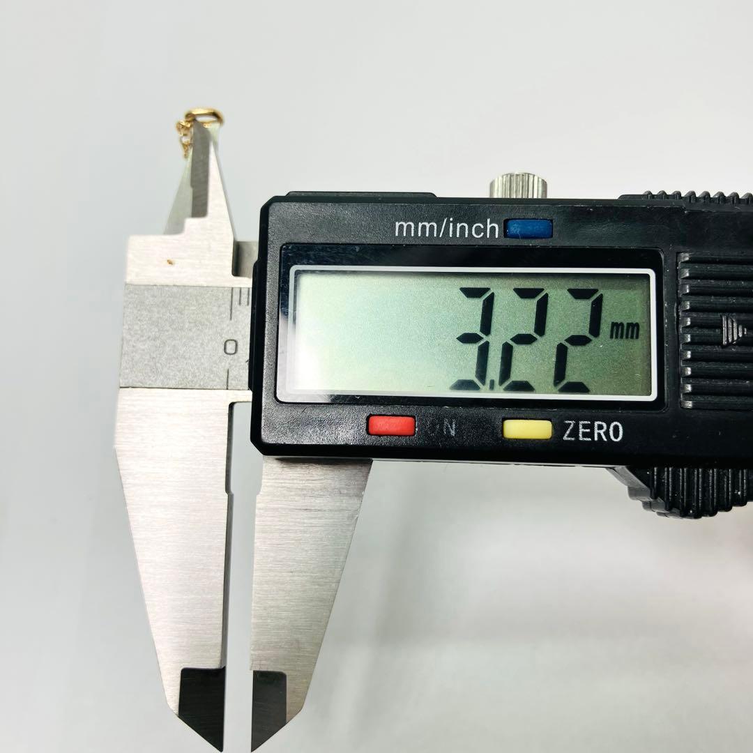 K14YG ダイヤモンド付 フリンジ ペンダントトップD:0.26ct