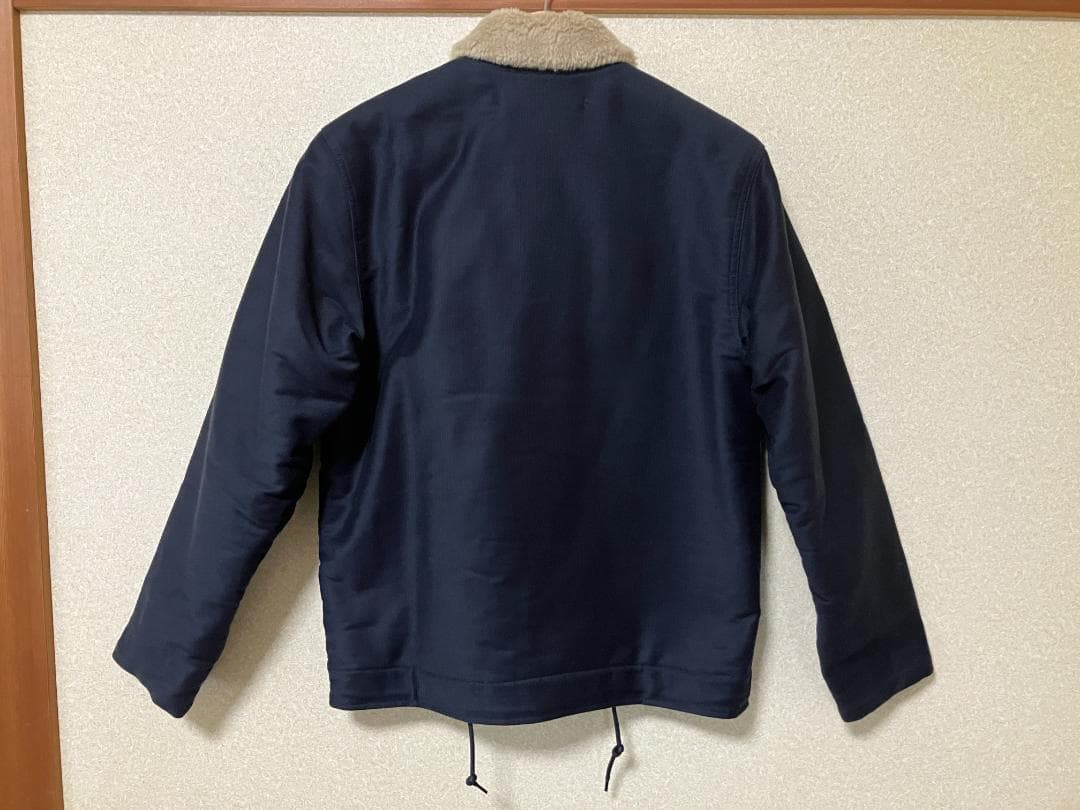 【美品/完売】TROPHY CLOTHING N-1 デッキジャケット NAVY