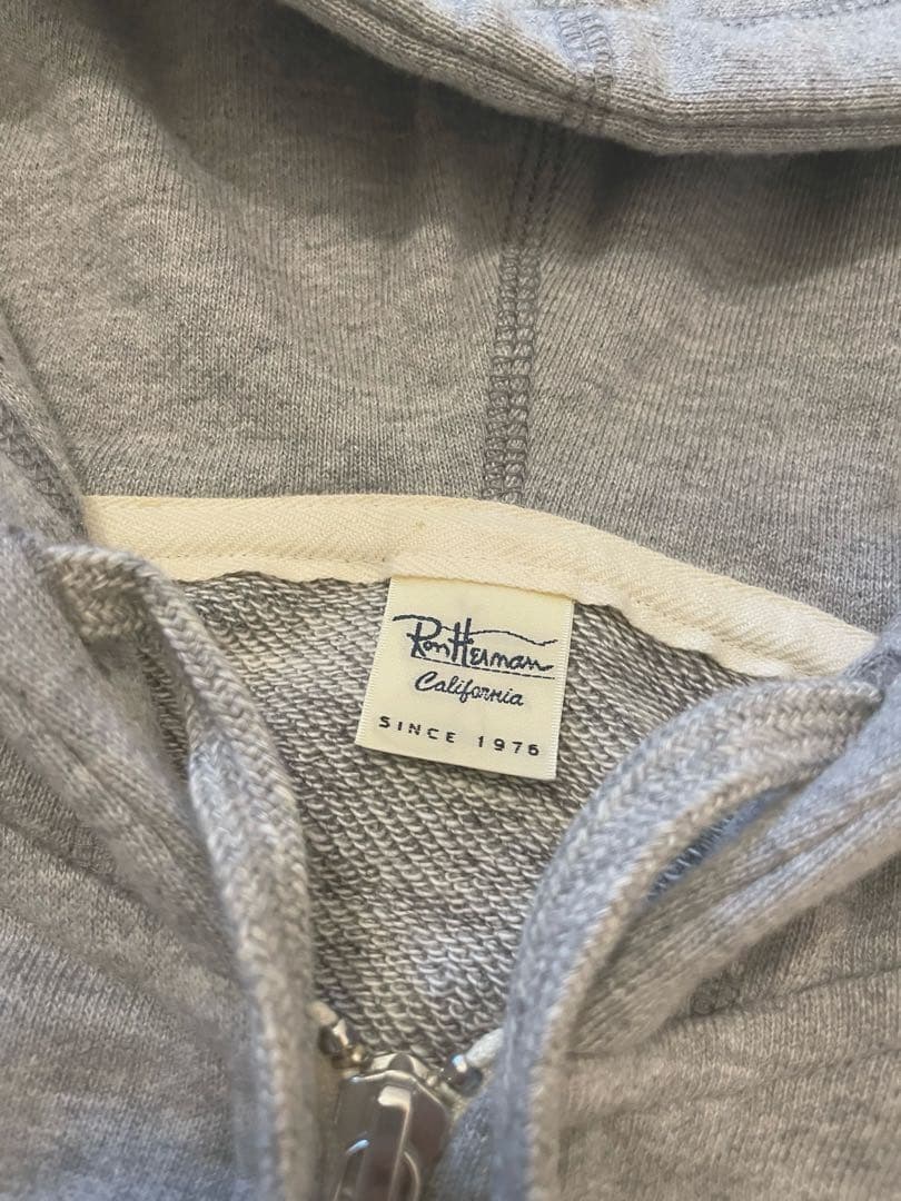 ロンハーマン グレー フード付きパーカー