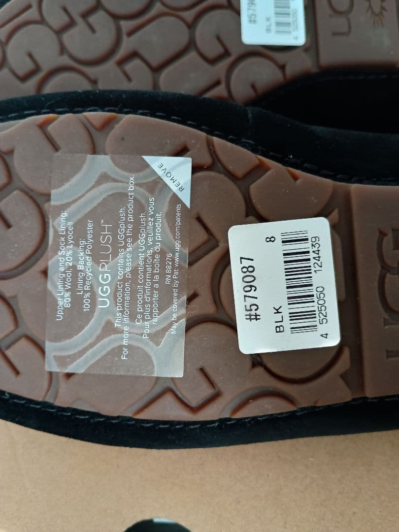 UGG Ansley ブラック　BLK　ローファー モカシン スリッポン 8D