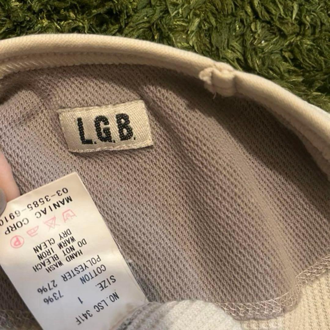 LGB archive 長袖 ワッフル生地