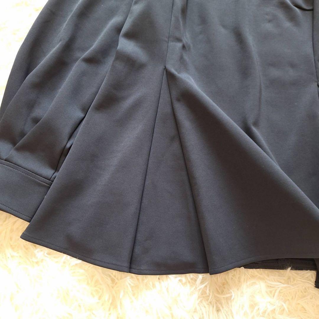 美品✨2025年 Rene ルネ 白襟ブラウス ペプラム チュニック ブラック