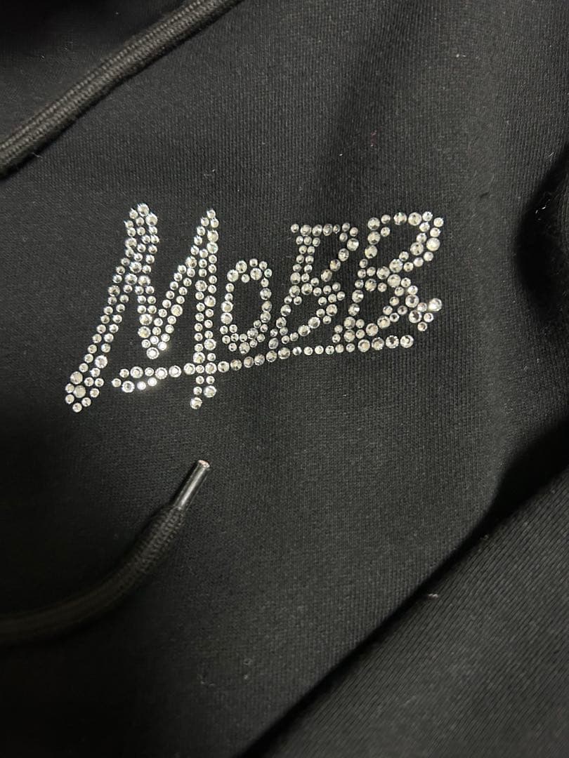 MoBB ストーン装飾パーカー