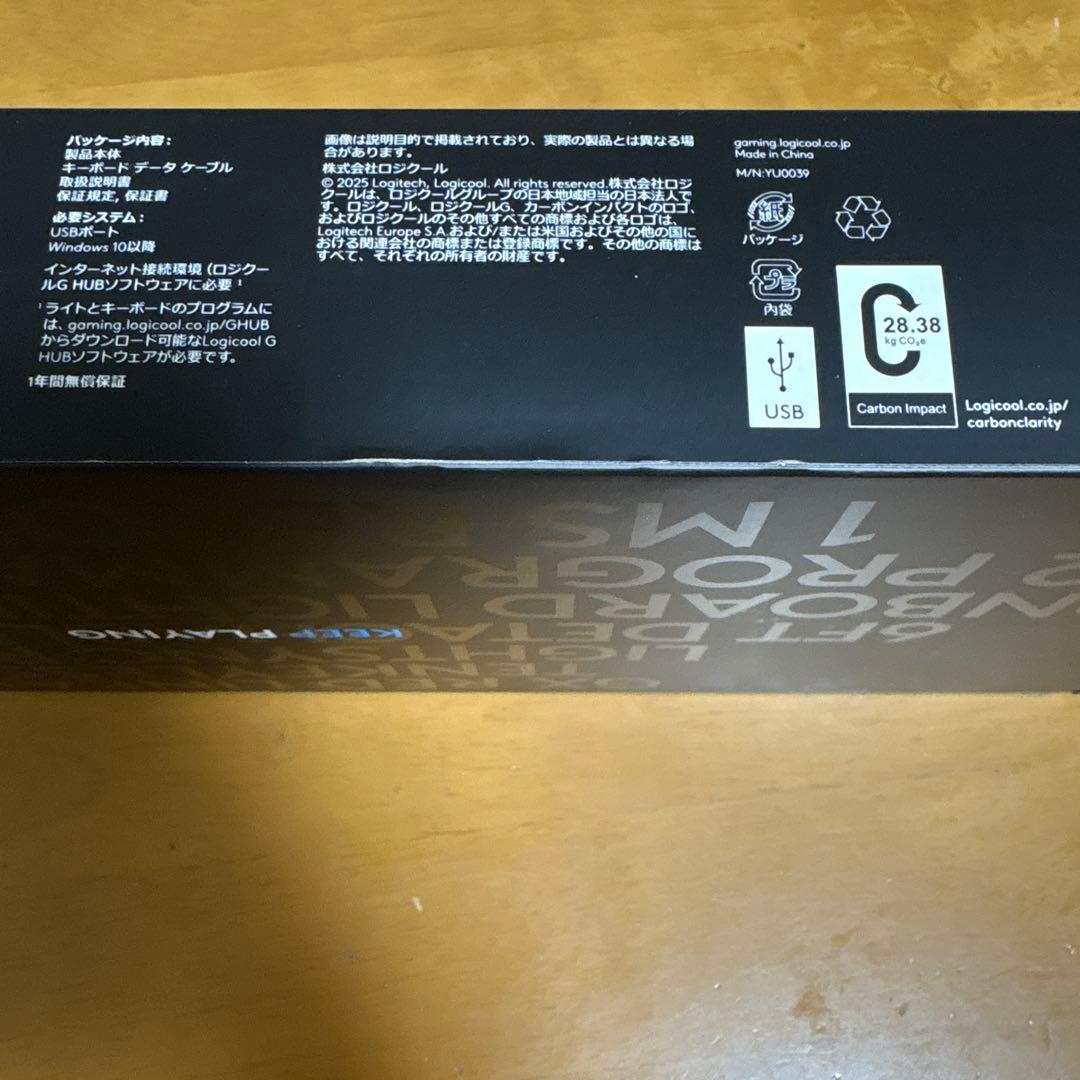 ロジクールG PRO ゲーミングキーボード 有線 リニア 赤軸 日本語配列