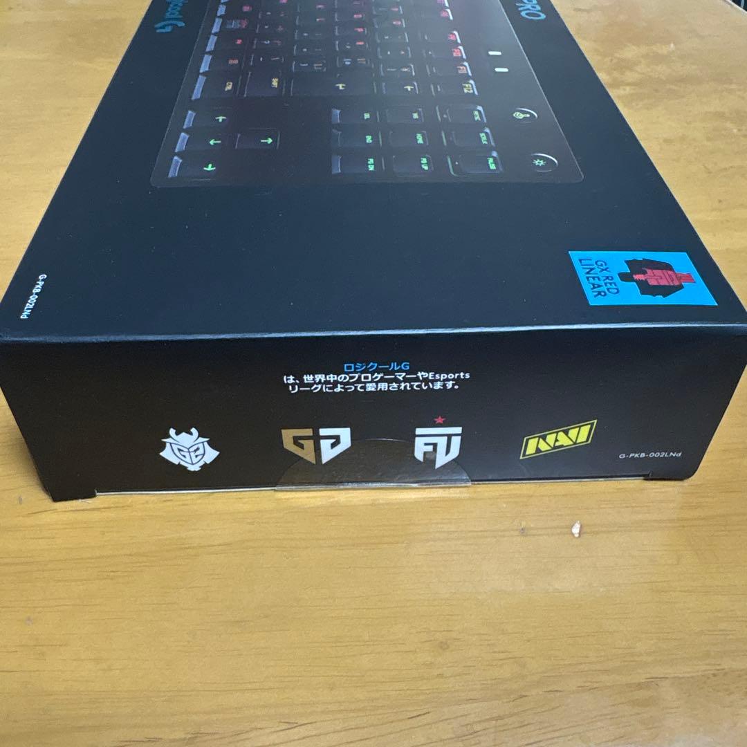 ロジクールG PRO ゲーミングキーボード 有線 リニア 赤軸 日本語配列