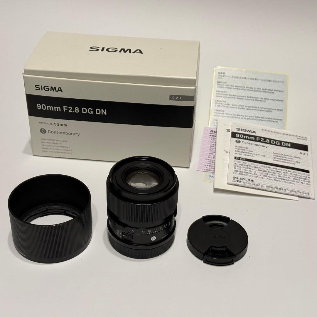 SIGMA 90mm F2.8 DG DN 単焦点レンズ Lマウント