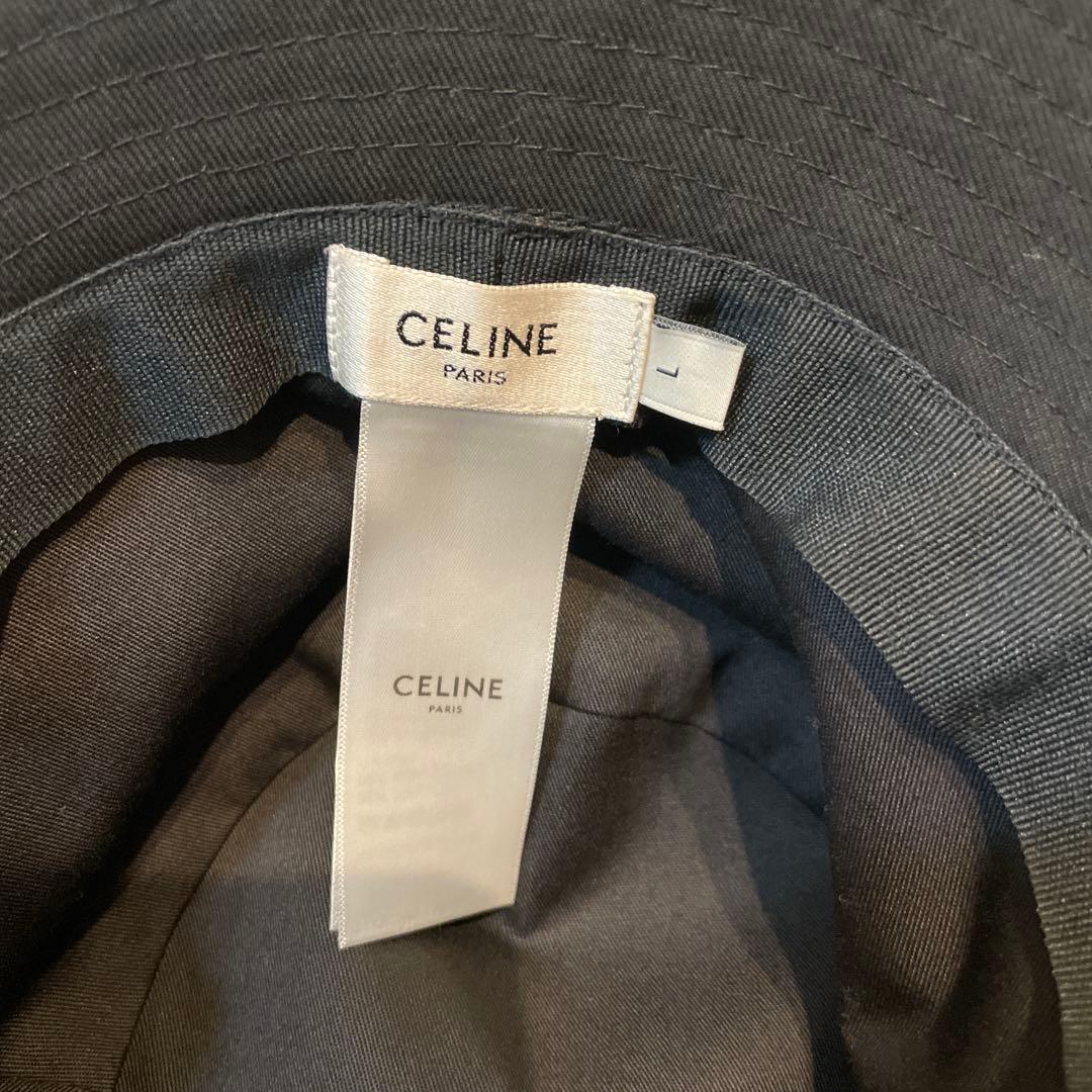 CELINE ブラック バケットハット L