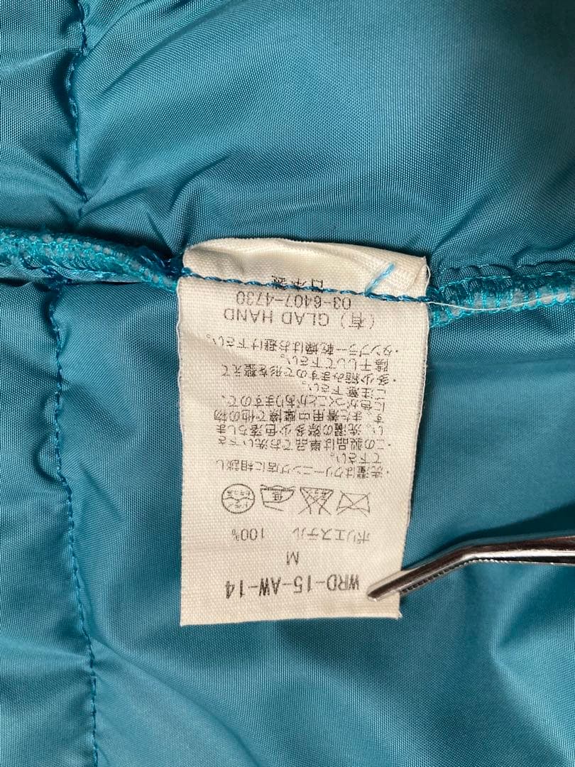 WEIRDO ウィアード GLAD HAND グラッドハンド　ダウンベスト 水色