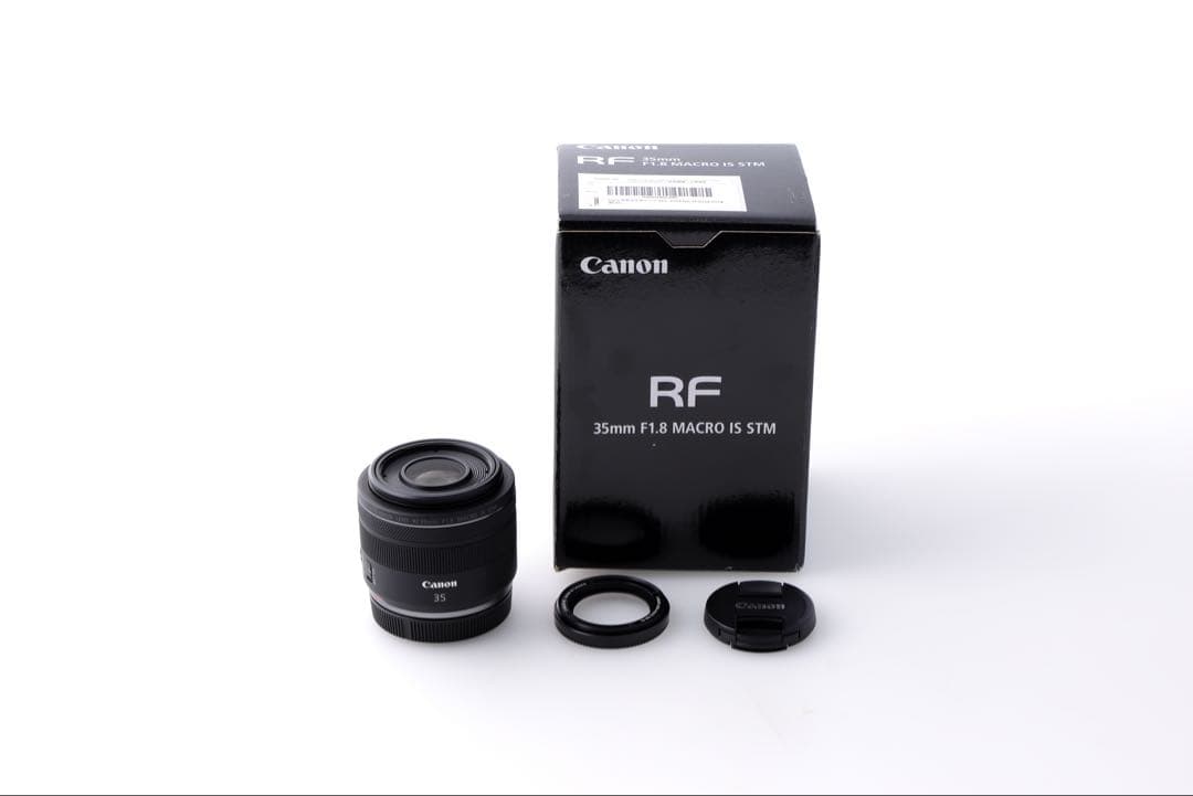 [美品/フード付き]Canon RF35mm F1.8 MACRO IS STM