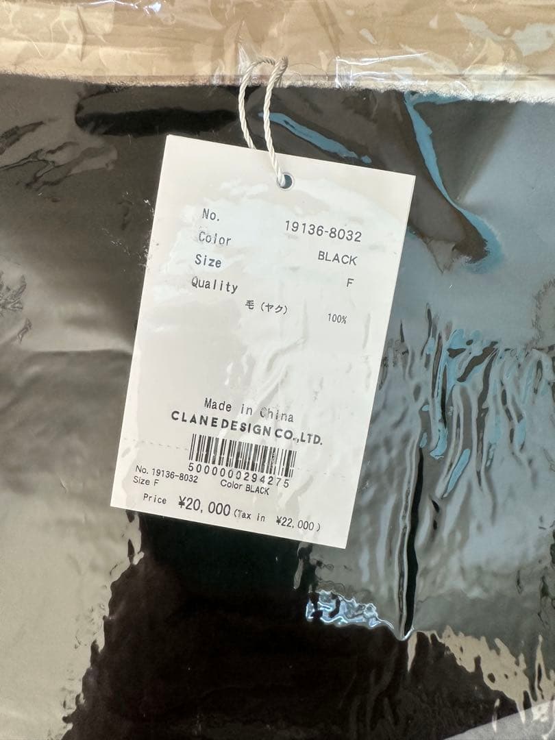 小物 CLANE YAK KNIT TRIANGULAR STOLE