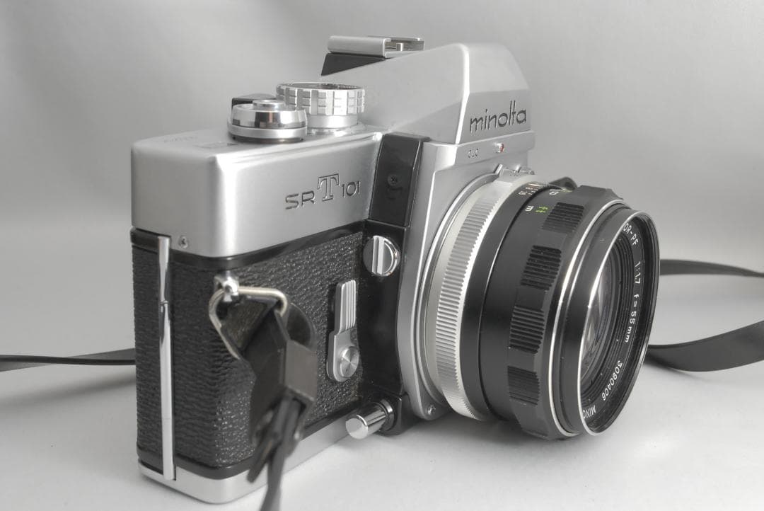 フィルムカメラ MINOLTA SRT101 ROKKOR-PF 55mm f1.7