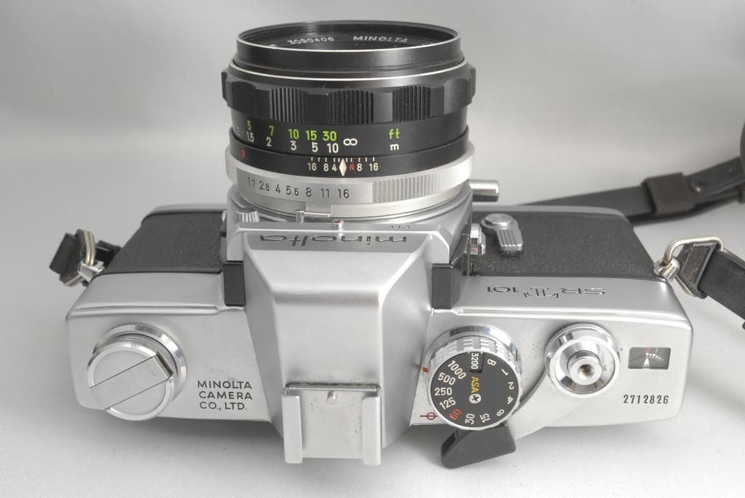 フィルムカメラ MINOLTA SRT101 ROKKOR-PF 55mm f1.7