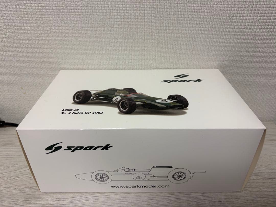 ミニカー Lotus 25 No.4 Dutch GP 1962 Spark