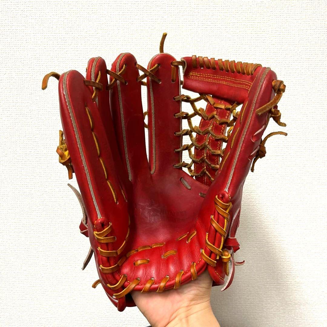 672 和牛JB 型抜群 即戦力 美品 硬式 外野手用グローブ