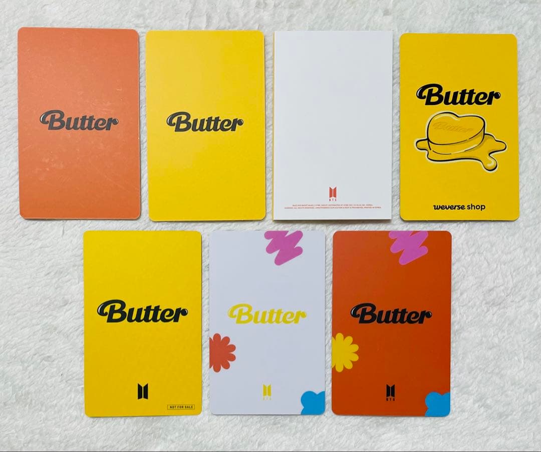 BTS Butter 2形態SET トレカ 特典 ラキドロ SUGA ユンギ