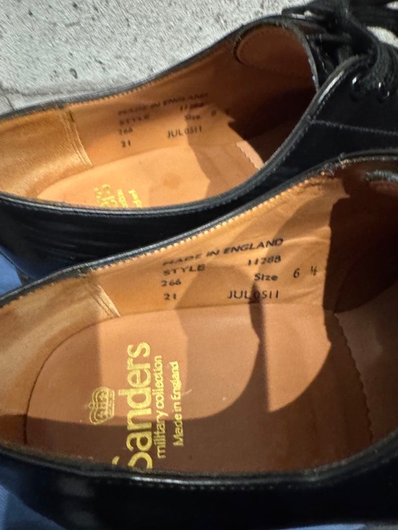 SANDERS サンダース ミリタリーダービーシューズ 6 1/2