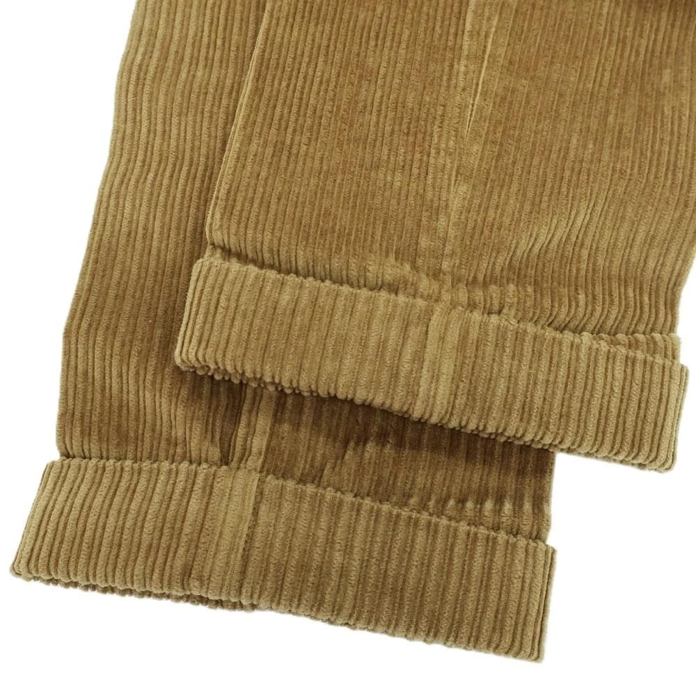 最終【新品】INCOTEX スラックス コーデュロイ 太畝 W30 オーカー