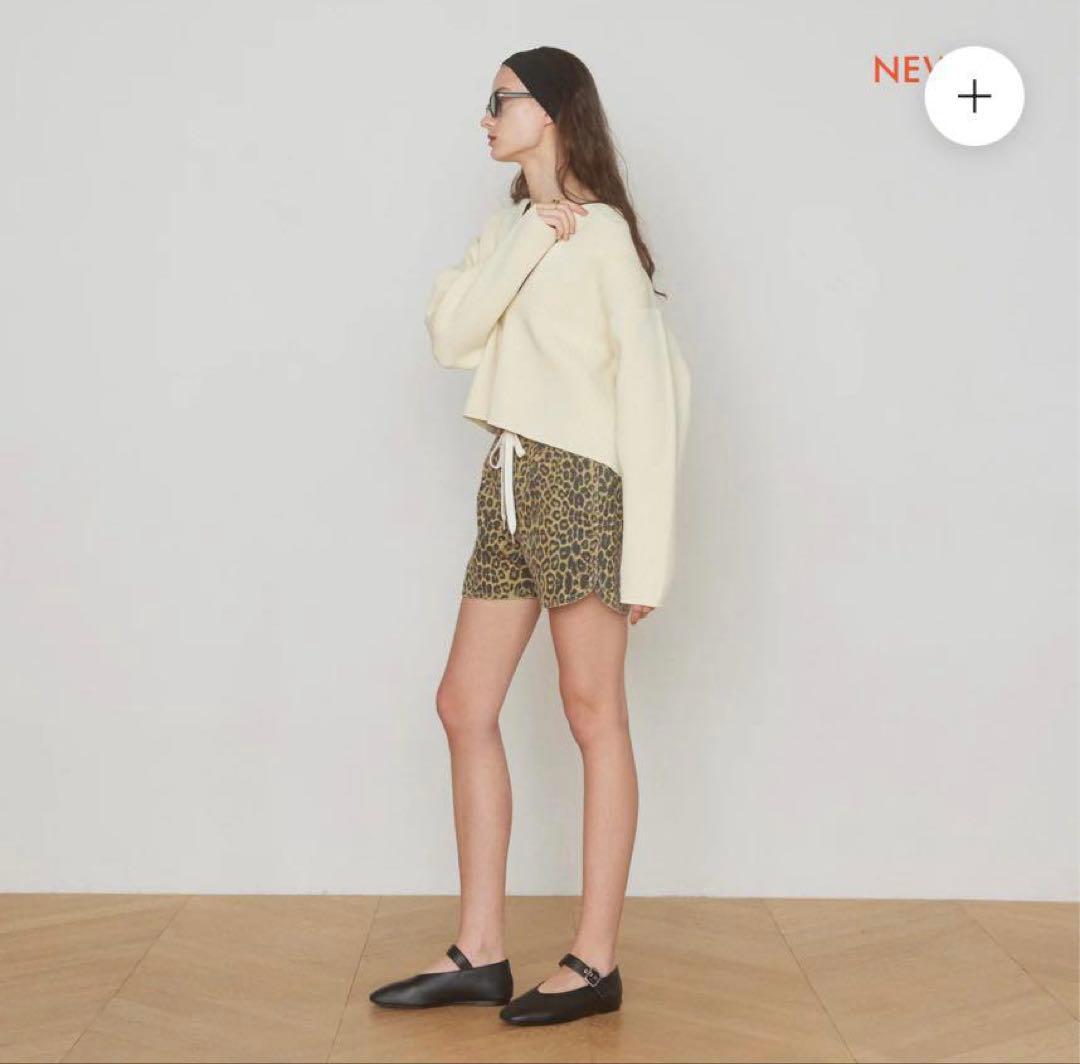 新品SeaRoomlynn ウエストギャザー Canvas ショートパンツ M