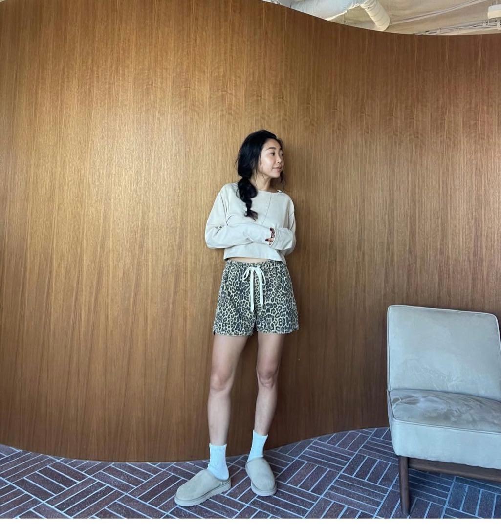 新品SeaRoomlynn ウエストギャザー Canvas ショートパンツ M