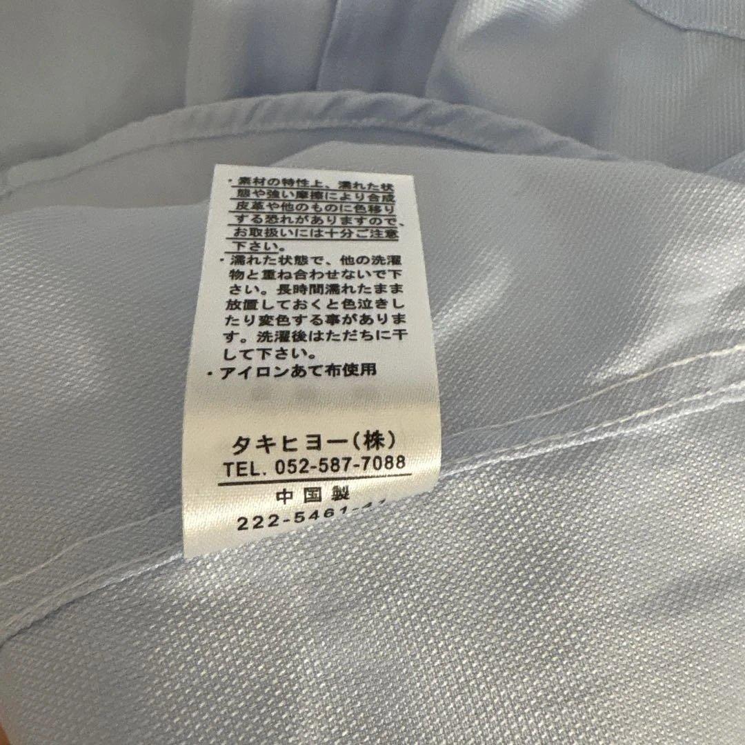 BEAMS EDSIGN紺色ストライプ スーツ(160cm)ワイシャツネクタイ付