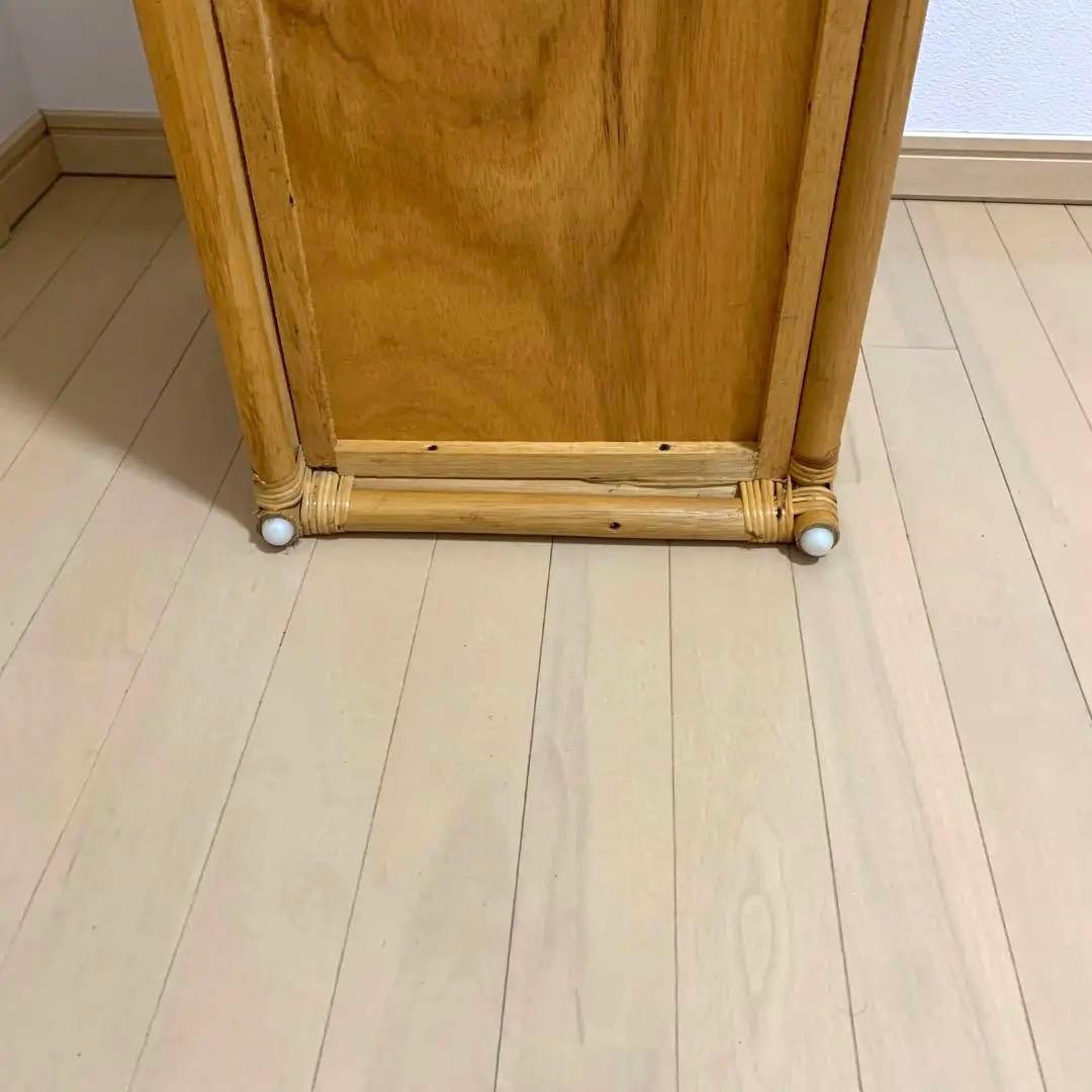 籐　ラタン 製　サイドボードチェスト ヴィンテージ 古家具　横幅108cm