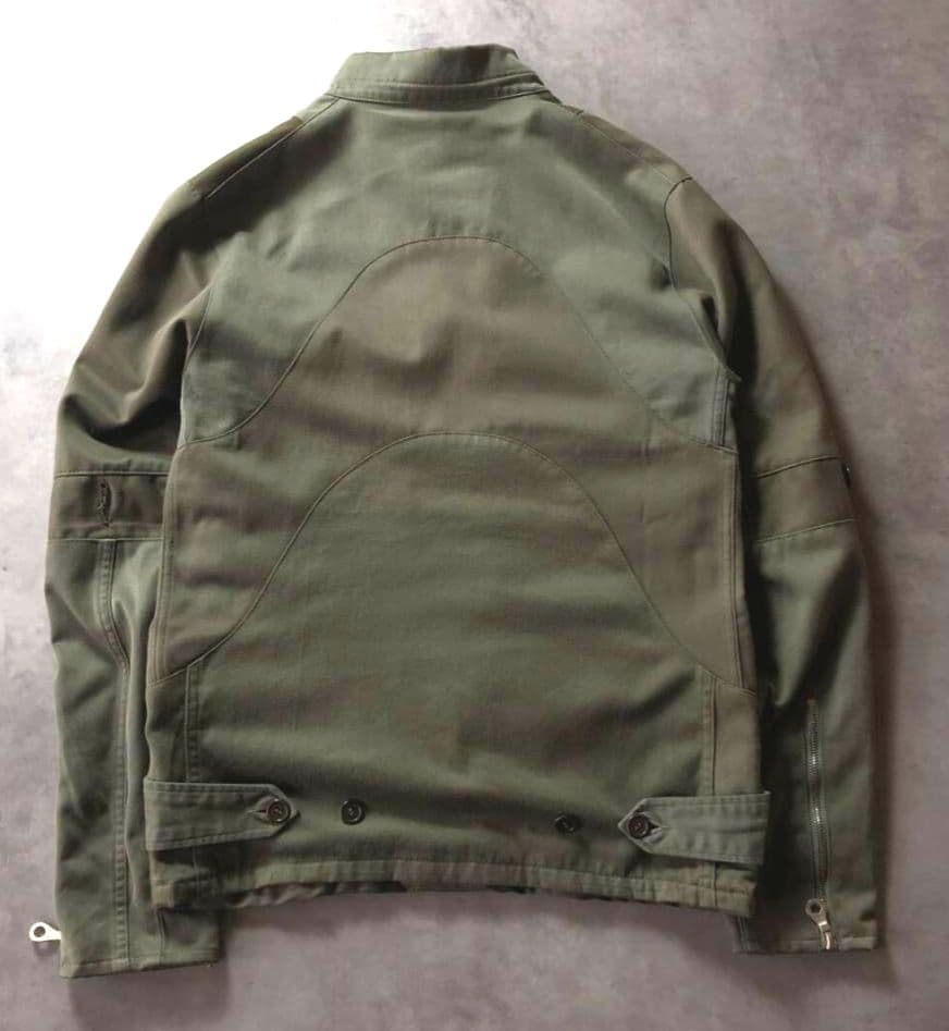 【ouki】ink : フレンチアーミー 再構築 ライダースジャケット M