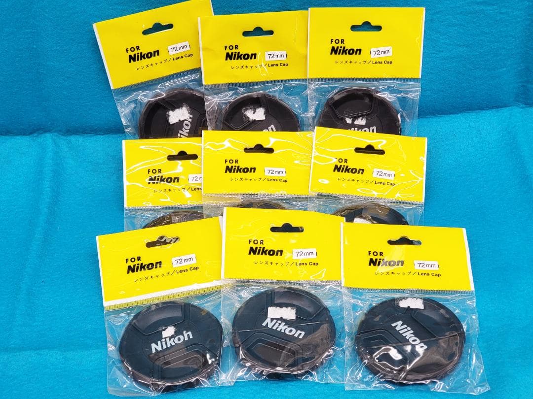 レンズキャップ 72mm Nikonロゴ入 9個セット